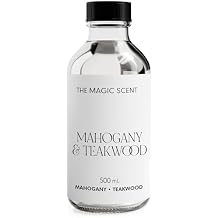 The Magic Scent Mahogany & Teakwood Diffuser Oil - Hotel & Home Luxury Scents Inspired by Abercrombie & Fitch - Diffuser Oil Scents for Home Designed for Use in All Diffusers - 16.9 fl oz, 500 mL