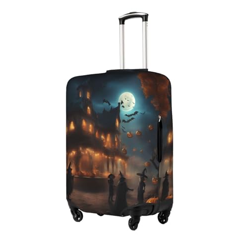 Halloween Carnival Party Tsa Approved Luggage Cover For 18-32 Inch Suitcases Scratch-Resistant Stretch Luggage Cover2