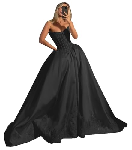 Wedding Dress for Bride with Train 2025 Lace Appliques Sweetheart Boho Beach Bridal Gowns for Women