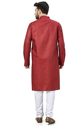 Image of BE ACTIVE Linen Blend Solid Pattern Trendy Comfortable Stylish Full Sleeve Kurta Men's Ethnic Wear