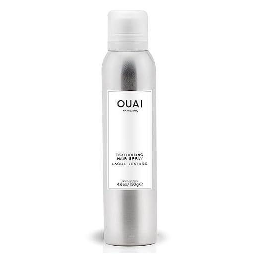 OUAI Texturizing Hair Spray - Works as Hair Spray & Dry Shampoo - Adds Texture and Volume, Absorbs Oil & Instantly Refreshes Hair - Free of Parabens and Sulfates - 4.6 fl oz