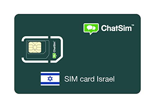 SIM Card internazionale per viaggi in ISRAELE e in tutto il mondo  ChatSim  copertura 165 Paesi, roaming globale  rete multi-operatore GSM/2G/3G/4G, no costi fissi, no scadenza. 1GB per 30 giorni
