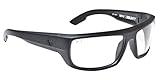 Spy Optic Bounty 673017243094 Flat Sunglasses, 65 mm (Matte Black/Clear)