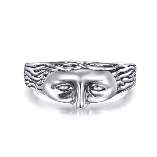 Bague en argent sterling vintage mythologie Vénus réglable taille 7