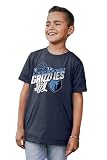 Memphis Grizzlies NBA Officially Licensed Youth Tri-Blend T-Shirt Hoop Team Color, Large