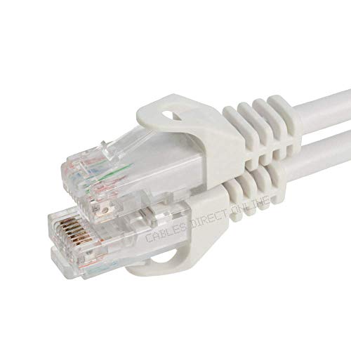 Cables Direct Online Snagless Cat5E Ethernet Network Patch Cable White 100 Feet #TOP4