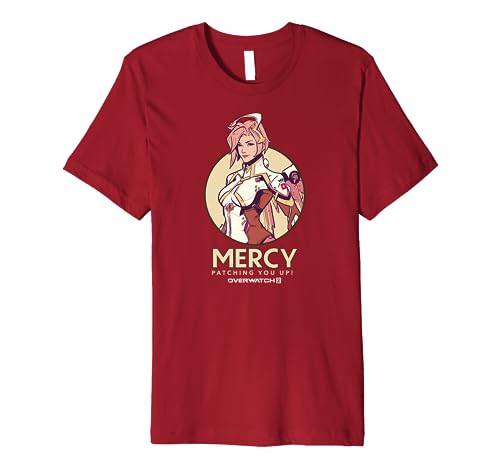 Overwatch 2 Mercy Patching You Up Nurse Icon Circle Premium T-Shirt