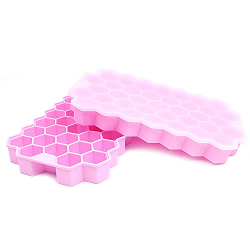 Alnicov 2 pack moldes para cubos de hielo hexagonales miniatura 2