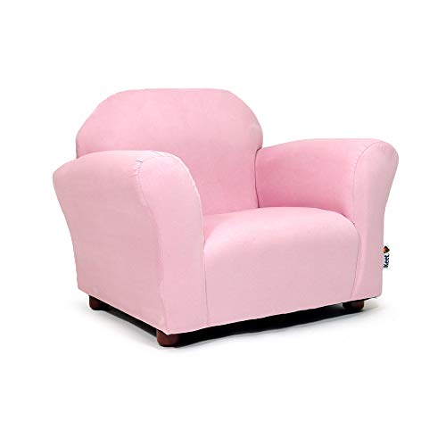 Keet Microsuede Children's Chair, Roundy, Pink #TOP3