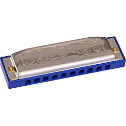 Hohner Accordions Hohner Harmonica Pentaharp Harmonica, Key of C Minor, Stainless steel (M21BX-CM) - Les Beatles, Paul McCartney, John Lennon, RIngo Starr, George Harrison Hohner Accordions Hohner Harmonica Pentaharp Harmonica, Key of C Minor, Stainless steel (M21BX-CM) – Image 2