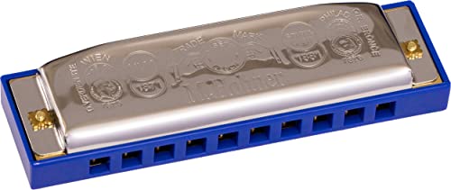 Hohner Accordions Hohner Harmonica Pentaharp Harmonica, Key of C Minor, Stainless steel (M21BX-CM) - Les Beatles, Paul McCartney, John Lennon, RIngo Starr, George Harrison Hohner Accordions Hohner Harmonica Pentaharp Harmonica, Key of C Minor, Stainless steel (M21BX-CM) – Image 3