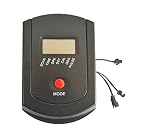 Digital Exercise Bike Monitor Console, LCD Display with Speedometer and Heart Rate Tracking, JST Connector