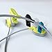 Ambertown Headphones Cable Headset Cord Wire Line Clip Clamp Holder Organizer for Bose SoundSport Wireless Headphones Replacement (Yellow)