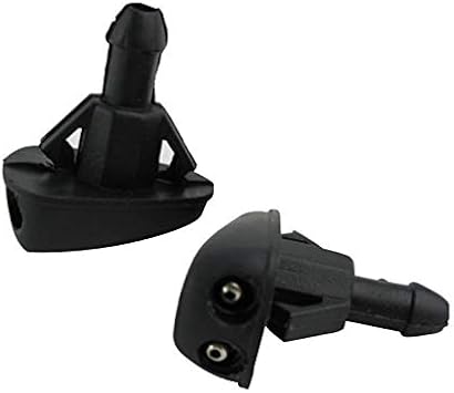 Ugello Tergicristallo Anteriore Per Dacia Duster I (2010-2016) – Ricambio ABS Nero, Facile Da Installare E Spray Antipolvere Per Parabrezza