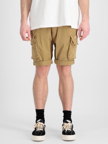 Alpha Industries Crew Short Short für Herren Khaki – Ansicht 6