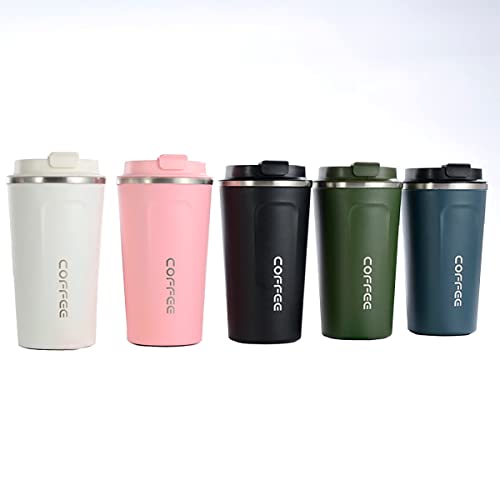 Garrafa Inoxidável Térmica Copo Squeeze Com Infusor 510ML Anti-Queda Parede Dupla Aço Quente Frio Su