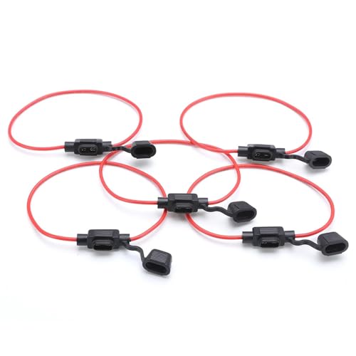 Porte-fusible à lame automobile 12V 30A contre la surchauffe des câbles électriques - 5 pcs