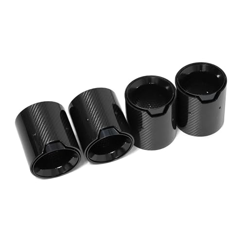Tuyau d'échappement de voiture embout carbone noir compatible BMW X4M F98 X3M F97