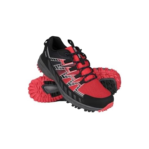 Mountain Warehouse Enhance Mens Waterproof Trail Running Shoes Cover