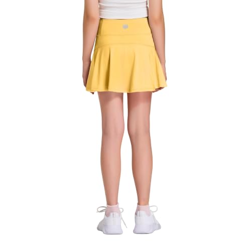 Image of FitsT4 Sports Girl's Golf Skirt Adjustable Waist Active Tennis Skort UPF50+