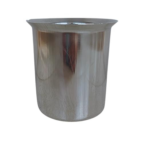 AANIJ® Stainless Steel Lab Beaker 500 ml with Rim non gradua...