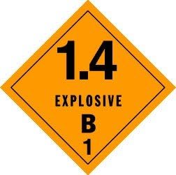 Explosives 1.4B Label Roll of 500