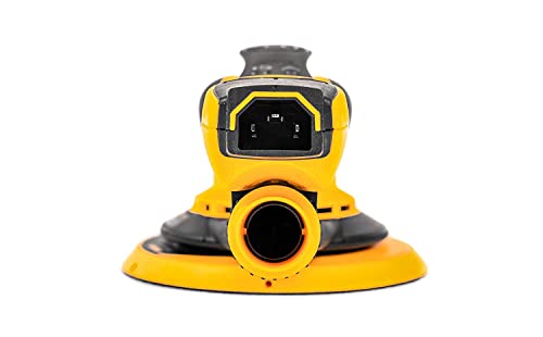 Mirka DEROS 5650CV Exzenterschleifer, leistungsstarker und kompakter Tellerschleifer mit Zentralabsaugung, Schleifmaschine im Case mit 2 Schleiftellern (Ø 125 mm & 150 mm) – Bild 5