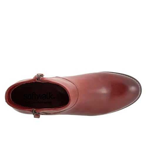 SoftWalk Women's Boot Ballet Flat, Navy Patent, 8 Wide2