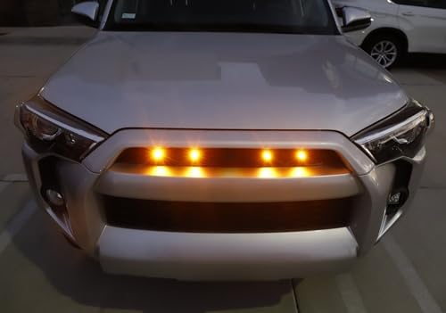 Kit 4 luces LED ámbar para parrilla de vehículo miniatura 5