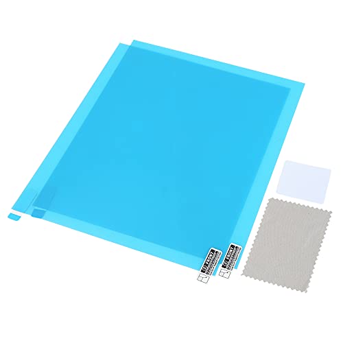 X AUTOHAUX 2pcs 200mm x 175mm Car Side Window Anti Rain Film Anti-Fog Waterproof Scratchproof Protective Clear Sticker