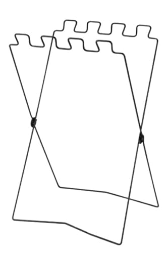 BOJHGO Soporte para Bolsas De Basura Estante for Bolsas de Basura, Soporte portátil for Bolsa de Basura, Marco de Alambre Plegable for Camping, Picnics, Uso de Cocina(Black)