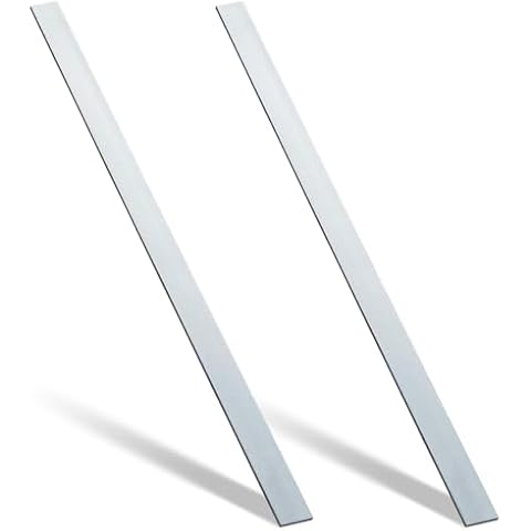 Yaocom 2 Pcs Stainless Steel Flat Bar Cover