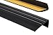 Produktbild ProfiPVC Treppenkantenprofil PVC 50x25mm, 90 cm - Selbstklebend Winkelprofil Anti-Rutsch Treppenkante, Schwarz