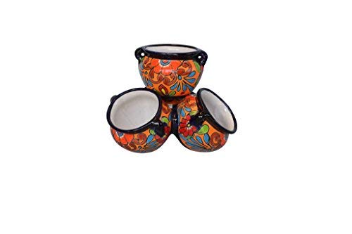 Talavera Pottery Store Cluster Herb Pot Small Puebla Hand Painted Planter Indoor...