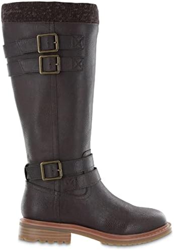 MIA Amore Womens Rexi Faux Suede Knee-High Boots Brown 8.5 Medium (B,M) | Image 1