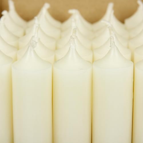 Stabkerzen durchgefärbt 180mm x Ø 22mm - Kerzen hochgereinigt, Brenndauer 8h, geruchsneutral, rußarm mit rückstandsfreiem Abbrand