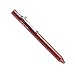 CRKT Ruger Bolt Action Pencil: Everyday Carry Pen, Red Anodized Aluminum, Schmidt Pencil System, Pocket Clip R3402