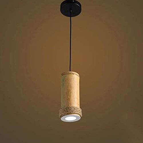 Plafonnier bambou anti-éblouissement suspension lumière neutre