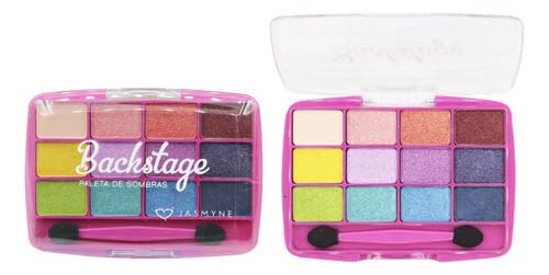 Kit Infantil para Meninas de Maquiagem Completo com Necessaire Inclui Pincéis Sereia Paleta de Sombr