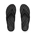REEF Cushion Melody Womens Flip Flop, Soft and Supportive Cushion Footbed, Black/Black, 11