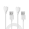 Juego de 2 cables de carga CC de repuesto para cargador vibrador, compatible con vibradores, consoladores, juguetes sexuales y masajeadores (2 unidades (cable USB magnético))