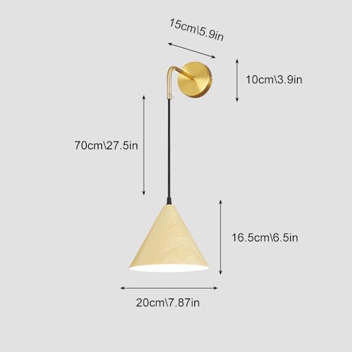 Aplique de pared con iluminación de granja E27 para solucionar falta de espacio 5