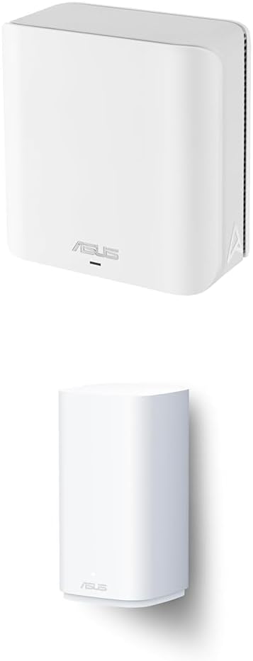 Bundle of ASUS ZenWiFi BD4 Dual-Band WiFi 7 Mesh, 3600 Mbps, 2450 sq. ft., Security Parental Controls + BD5 Outdoor Dual-Band WiFi 7 Mesh, 5000 Mbps, 2500 sq. ft., IP65, PoE Powered, Wall & Pole Mount