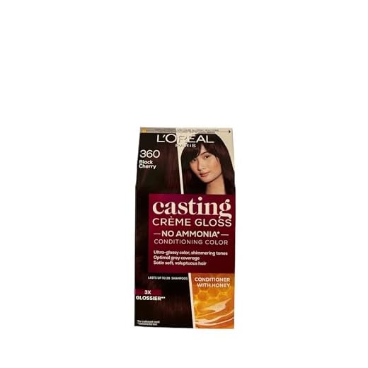 L'Oreal Paris Casting Creme Gloss Hair Colourant 360 Black Cherry