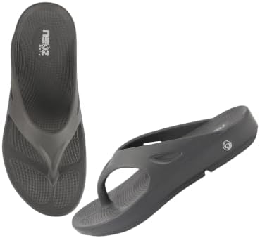 NEOZ Extra Soft Men's Slippers with Cushion FootBed for Adult | Comfortable & Light Weight | Stylish & Anti-Skid | Waterproof & Regular Flip Flops for Gents/Boys