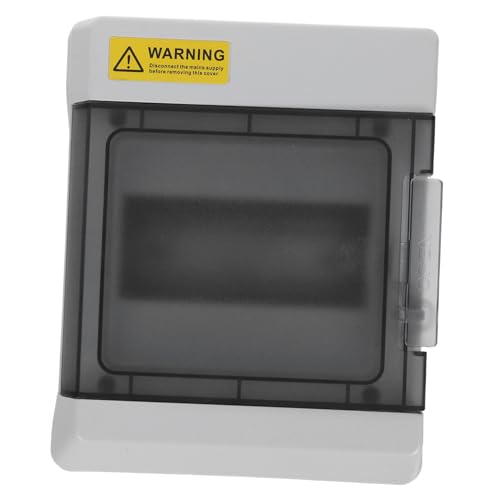 HOMSFOU Breaker Box with Transparent Window Uv-resistant Electrical Enclosure for Construction Sites Parks Power Stations Side-opening Access Robust Dustproof Protection