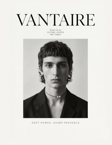 VANTAIRE: Timeless Premium Decorative Magazine | Minimalist Black & White Coffee Table Prop, Display Book (Fake Magazines) image 2