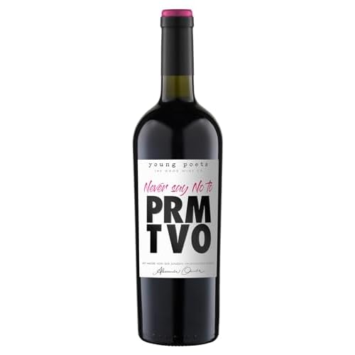Primitivo trocken | Young Poets „Never Say No" | Brombeere, Pflaume & Gewürze | Puglia IGT Italien | 1 x 0,75 l