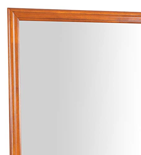 Glory Furniture Bedroom Mirror, Oak #TOP6