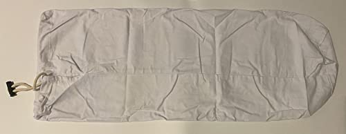 Therapist's Choice Capa de flanela premium com fecho de cordão, macia e durável, tamanho: 15 x 68 c